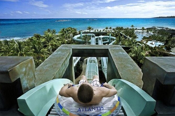 Atlantis Water Park & lost chamber aquarium w/ optional transport - The beach, lazy river, and slower side of the park