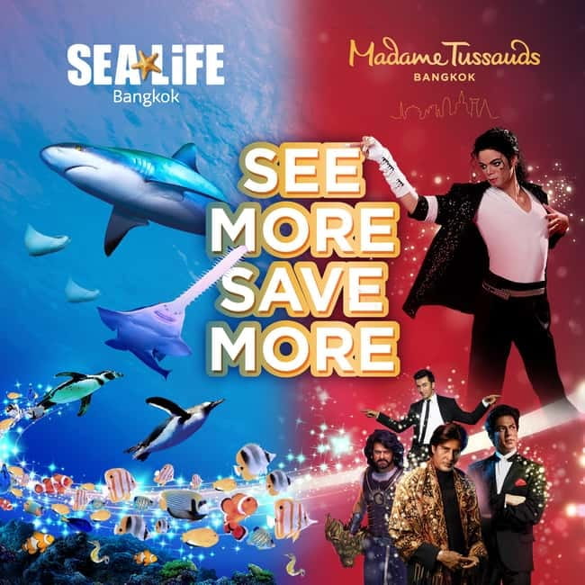 Bangkok: SEA LIFE Bangkok & Madame Tussauds Entry Ticket - SEA LIFE Bangkok: sharks, sawfish, and a clear acrylic tunnel