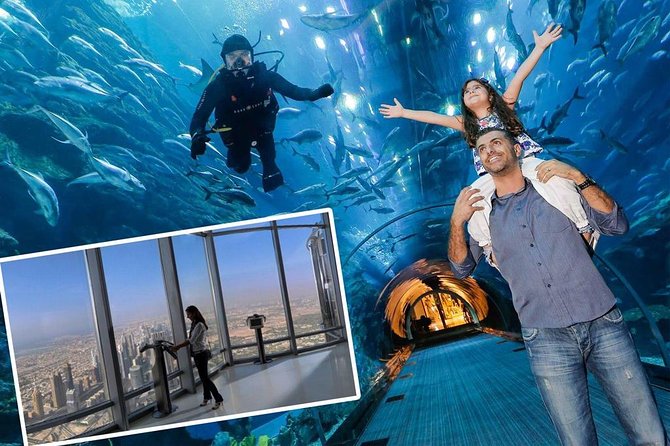 Dubai Aquarium & Level 124 Burj Khalifa Combo - Reaching Level 124 at Burj Khalifa