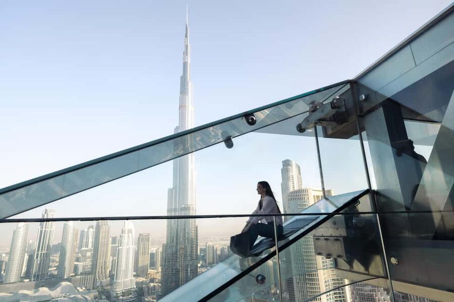 Dubai Aquarium + Sky Views Observatory Tickets - The Sky Views Observatory and the Burj Khalifa