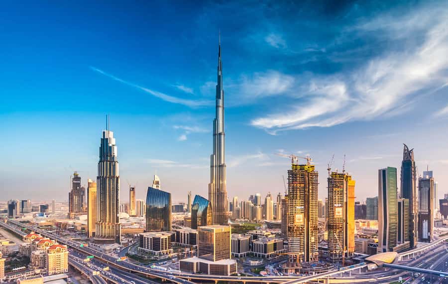 Dubai: City Tour with Burj Khalifa and Underwater Zoo Ticket - Marina towers and the Palm Jumeirah