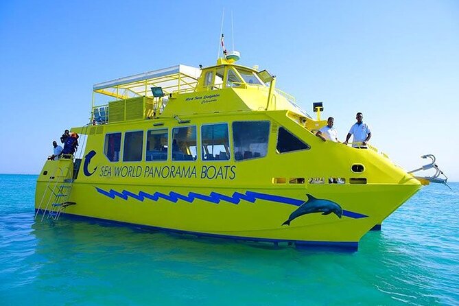 Explore Hurghada: Sea World Boat and Magawish Island Adventure - One hour below the Red Sea surface