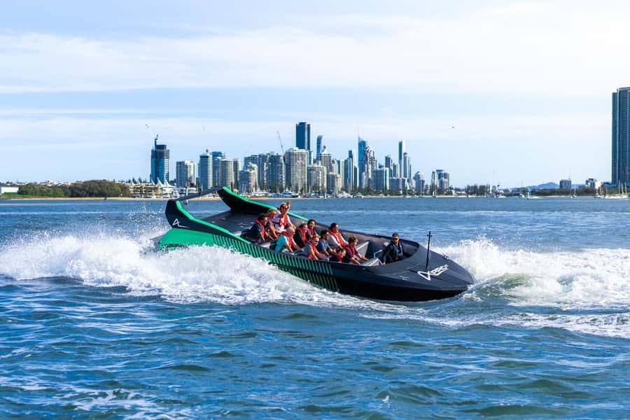 Gold Coast: Jet Boat Ride & Sea World Entry Ticket - The New Atlantis: Leviathan, Trident, and Vortex