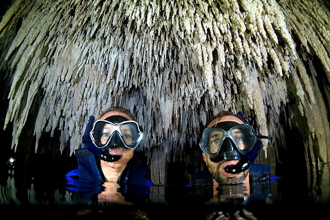 Half-Day Underwater World Tour - Swimming in a clear Yucatan cenote