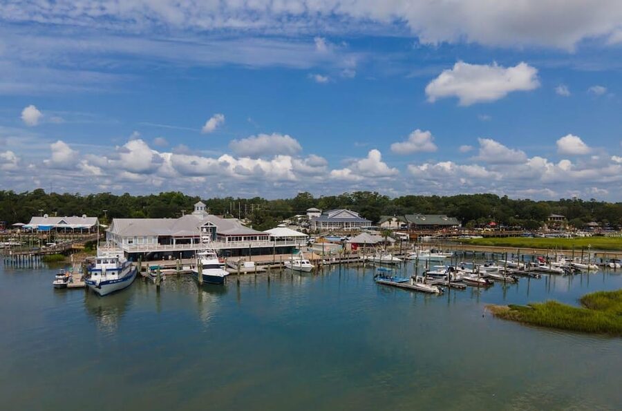 Murrells Inlet: Sunset Sealife Cruise - The marsh section offers the calmest views