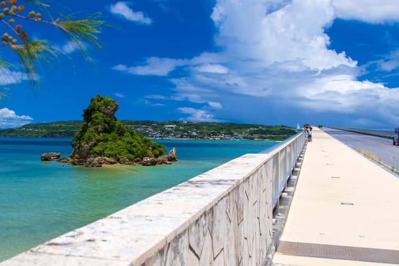 Okinawa Churaumi or Tropical, Kouri American Village BusTour - A long northern loop that saves you the driving