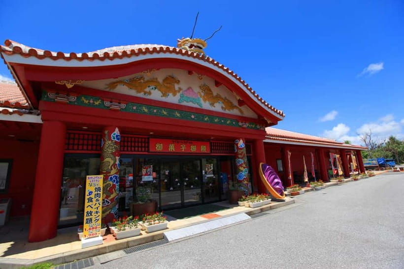 Okinawa Churaumi or Tropical, Kouri American Village BusTour - Kouri Bridge and the short island stop