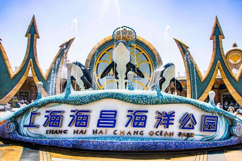 Shanghai: Haichang Ocean Park Adult Ticket - Arriving at the parking lot entrance