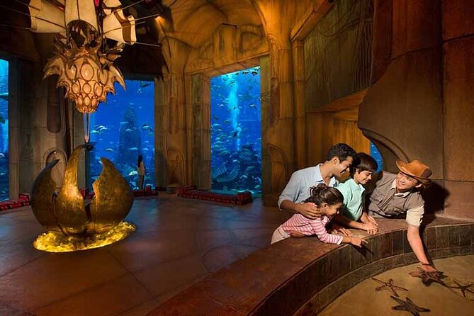 Tickets to Atlantis Lost Chambers Aquarium - The clearest views come from the tunnels