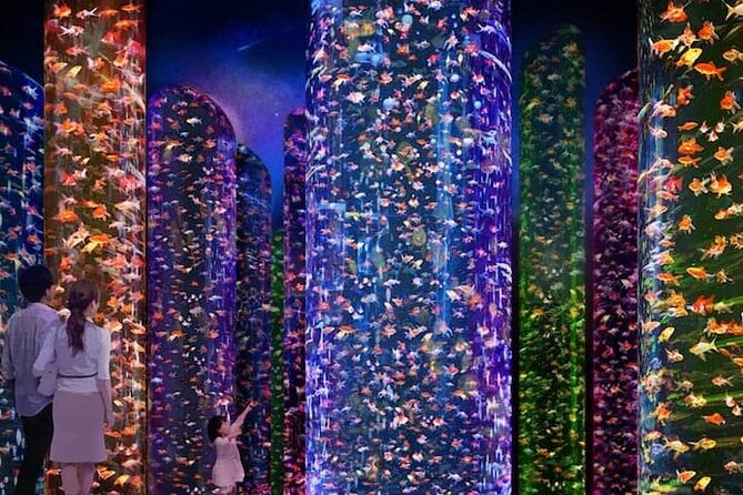 Tokyo Art Aquarium Museum E-Ticket with optional Tokyo Metro Pass - Light, Sound, Flowers, and Fragrance