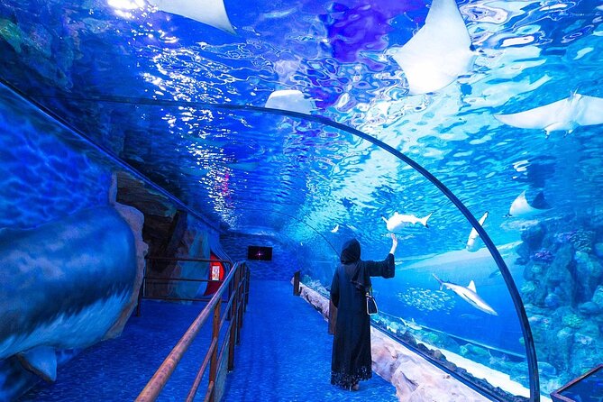 VIP Experience Dubai Aquarium & Underwater Zoo-As per Selection - Entering Dubai Mall for an underwater attraction