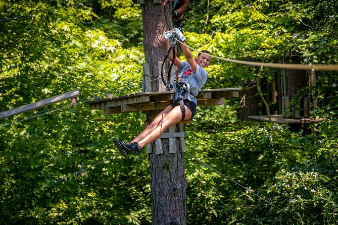 Ziplining and Climbing at The Adventure Park at Virginia Aquarium - How strenuous is the three-and-a-half-hour outing?